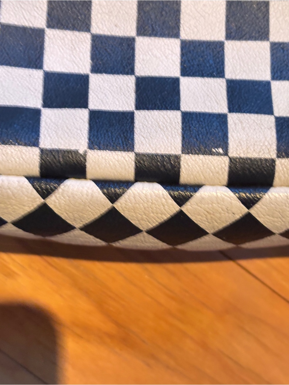 Clare V. Black & White Checker Leather Crossbody Bag - Picture 9 of 12